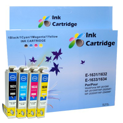 COMPATIBLE EPSON INK CARTRIDGES T1631/32/33/34 BK/C/M/Y *4 MULTIPACK