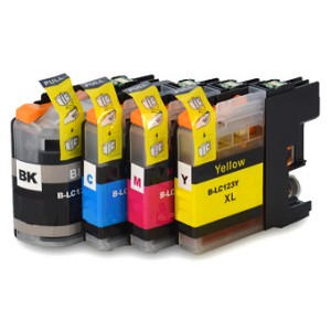 Compatible Brother LC123XL 4-PACK
