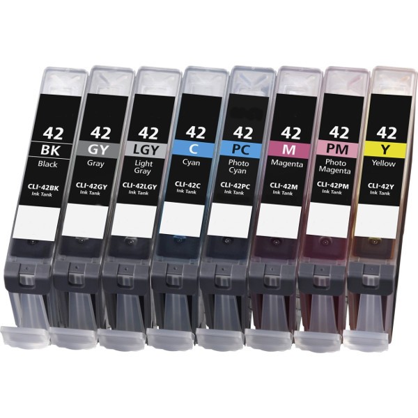 Compatible Canon CLI-42 8-Pack