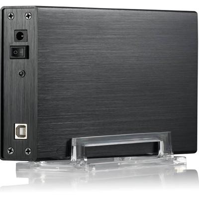 EVO E-U35FS 3.5" Sata USB 2.0 Slim External Hard Drive Enclosure Black Colour