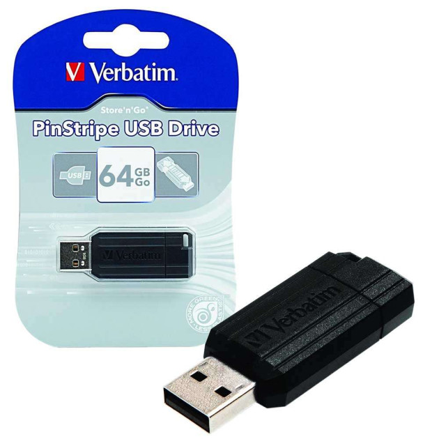 Verbatim 64GB USB 2.0 Flash Drive