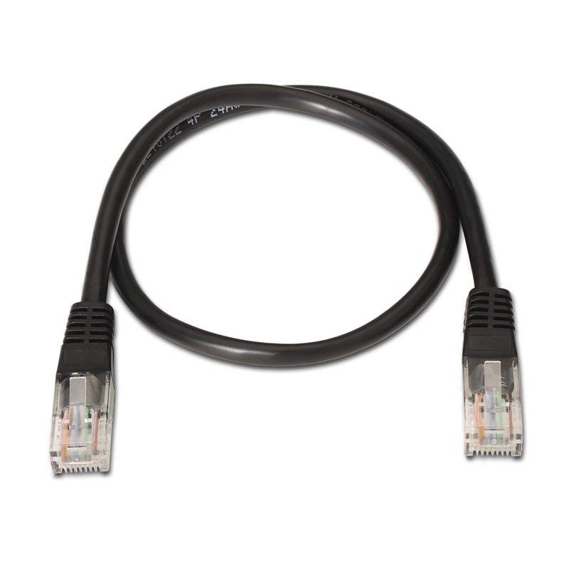 CAT5e (0.5M) BLACK CABLE