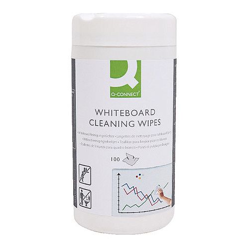 Whiteboard Cleaning Wipes Q-Connect