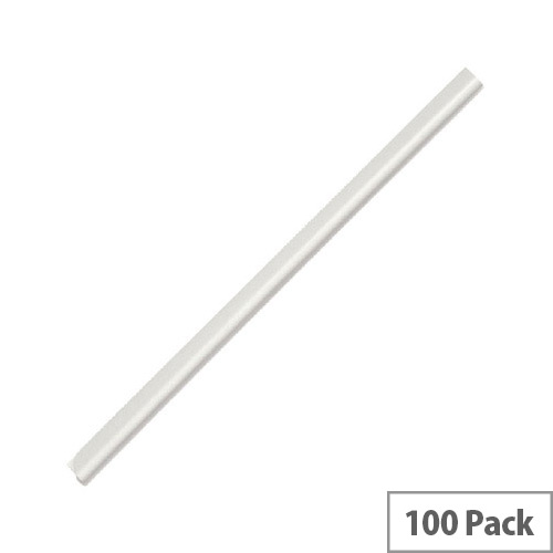 Durable Spinebar A4 6mm White Pack of 100 2901/02