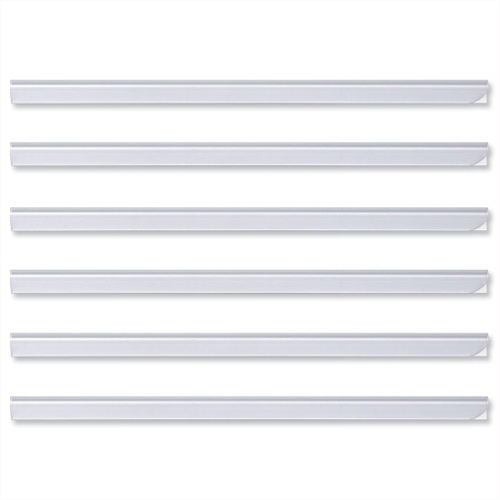 Durable Spine Bars for 60 Sheets A4 Capacity 6mm Clear 2931/19Pack 50