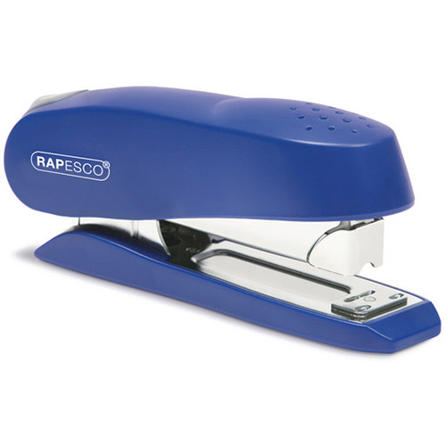 Rapesco Luna 727 Half Strip Stapler Blue