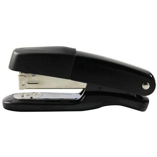Q-Connect Stapler Metal Half Strip Black