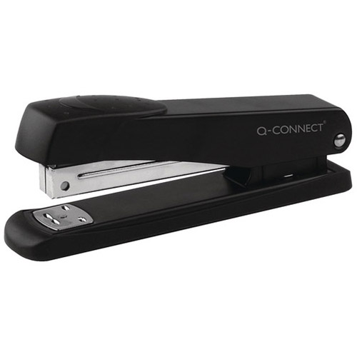 Q-Connect Metal Stapler Full Strip Black