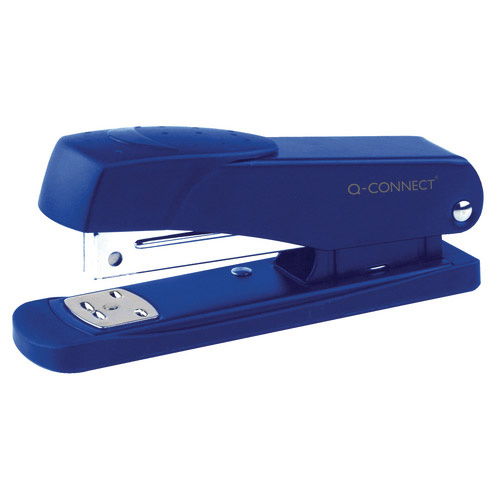 Q-Connect Metal Stapler Half Strip Blue