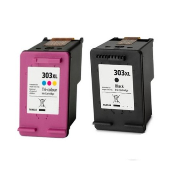 HP 303XL Black & Colour (Monitors Ink level)