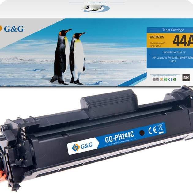 HP 44A (CF244A) black toner (Patented Compatible)
