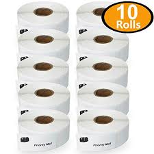 Compatible Dymo S0722520 11352 White Labels 25 x 54mm 500 labels Pack of 10