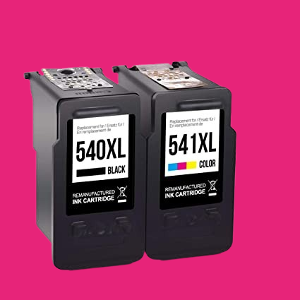 Canon Inkjet PG-540XL Black & CL-541XL Colour. Monitors Ink Levels. COMB PACK