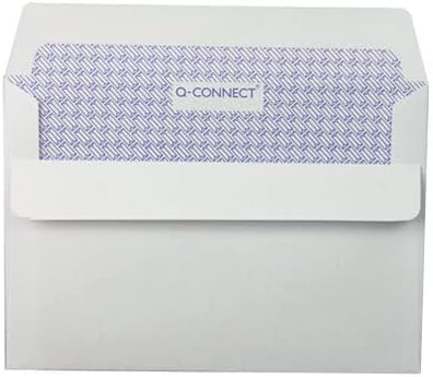 C6 Wallet Envelopes 90gsm Press Seal White Pack 1000 KF3472