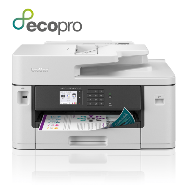 MFC-J5340DWE All-In-One A4 Print/Copy/Scan, A3 Print Only Inkjet Printer, Duplex, Wireless, Fax
