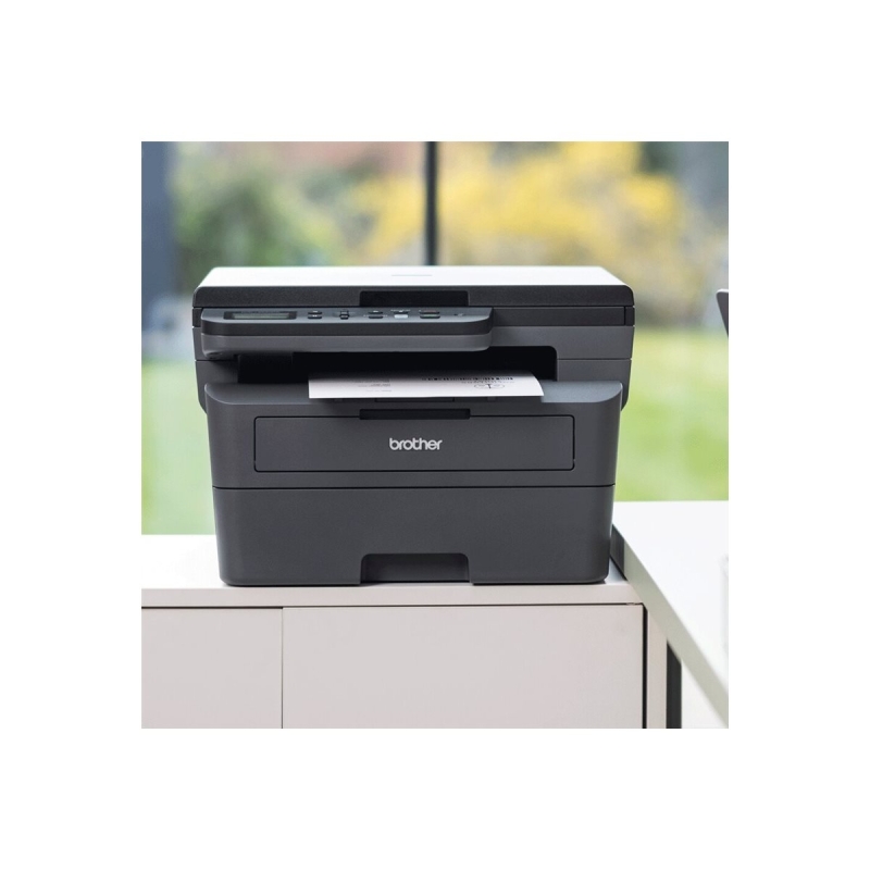 Brother DCPL2627DWE Ecopro Monochrome All-In-One Wireless Laser Printer - Black - Image 4