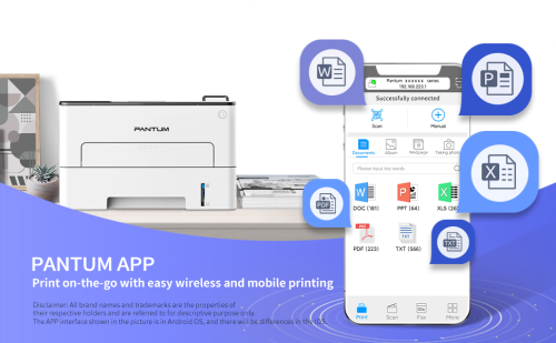 Pantum P3305DW Mono Laser Printer - Wireless Network / Mobile Printing - IN STOCK! - Image 5