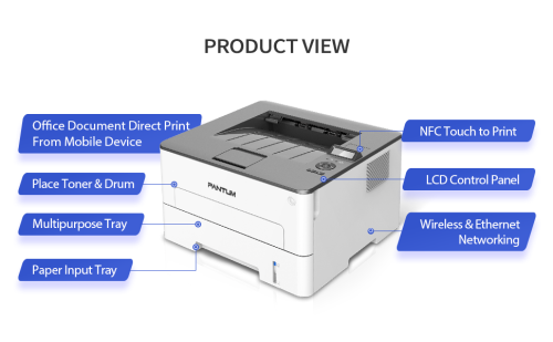 Pantum P3305DW Mono Laser Printer - Wireless Network / Mobile Printing - IN STOCK! - Image 6